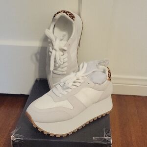 Silent D Nylon and Suede Sneakers